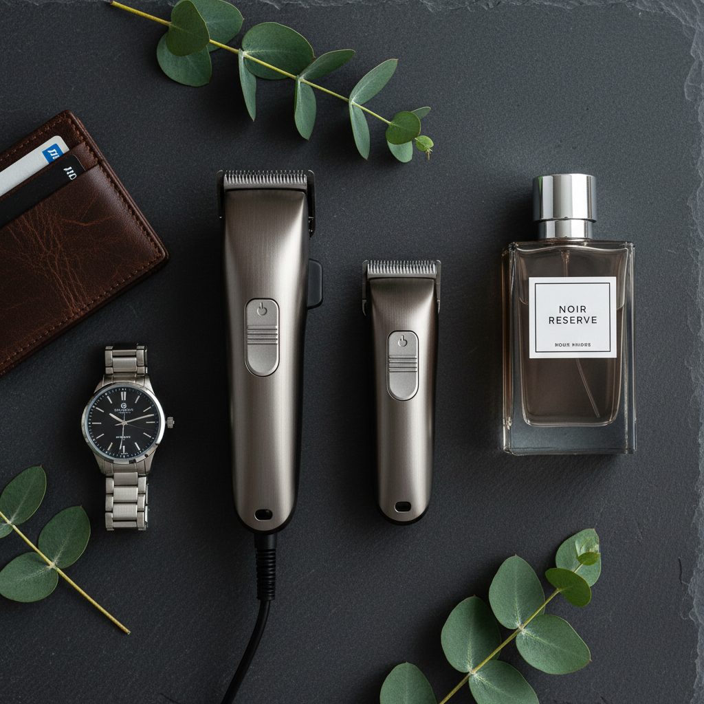 Men's Grooming Bundle - Flat Lay