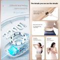 Luxury Electric Abdominal Massager — Hot Compress Stone Massage, Wireless Charging, Constant Temperature — Prime Trend Market