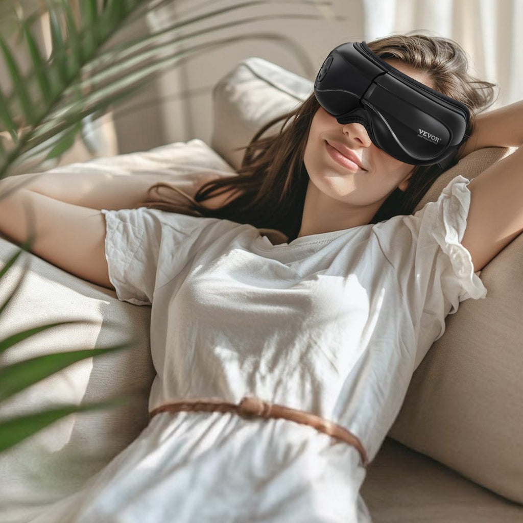 VEVOR Eye Massager with Heat — 5 Modes, Bluetooth Music & Remote Control — Prime Trend Market