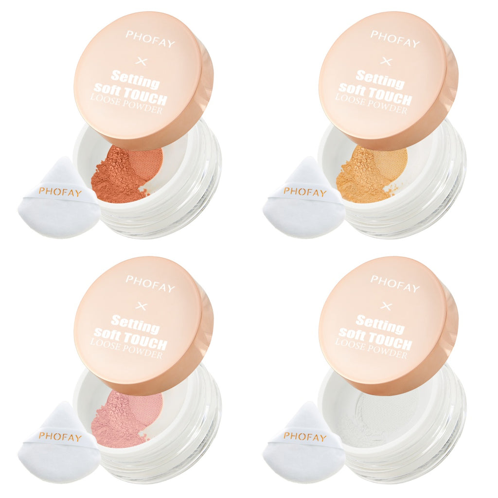 Setting Soft Touch Loose Powder — Long-Lasting, Sweatproof & Weightless | 4 Shades | 1, 2 & 3 Pack — Prime Trend Market