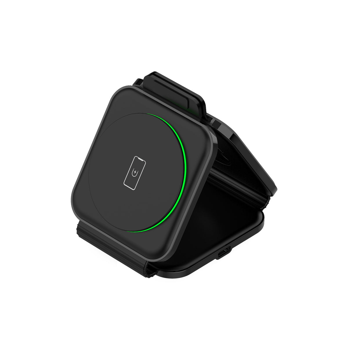 Magnetic 3-in-1 Foldable Wireless Charger — iPhone, Apple Watch & AirPods — Prime Trend Market