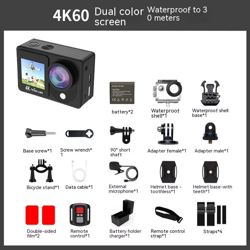 Waterproof 4K Action Camera — 30M Waterproof, Anti-Shake & Wide Angle for Adventure Creators — Prime Trend Market
