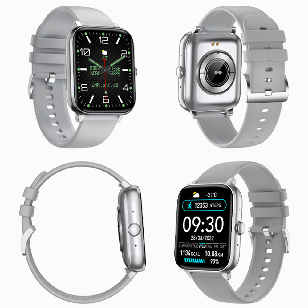 SmartWatch 1.83" BT Fitness Tracker — Heart Rate, Sleep Monitor, BT Calling | Pink & Silver — Prime Trend Market