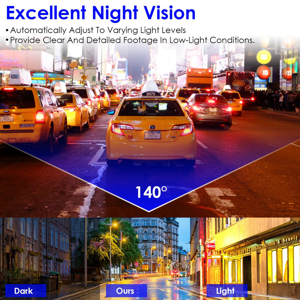 2K HD WiFi Front Dash Cam | Night Vision | App Control | 32G MMC | 140° Wide Angle — Prime Trend Market