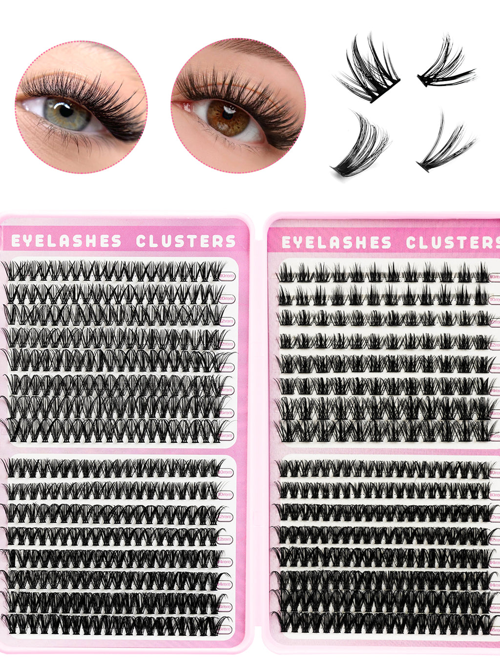 3D False Eyelashes — Multi-layered Realistic Natural Look | Soft Comfortable Nude Makeup — Prime Trend Market