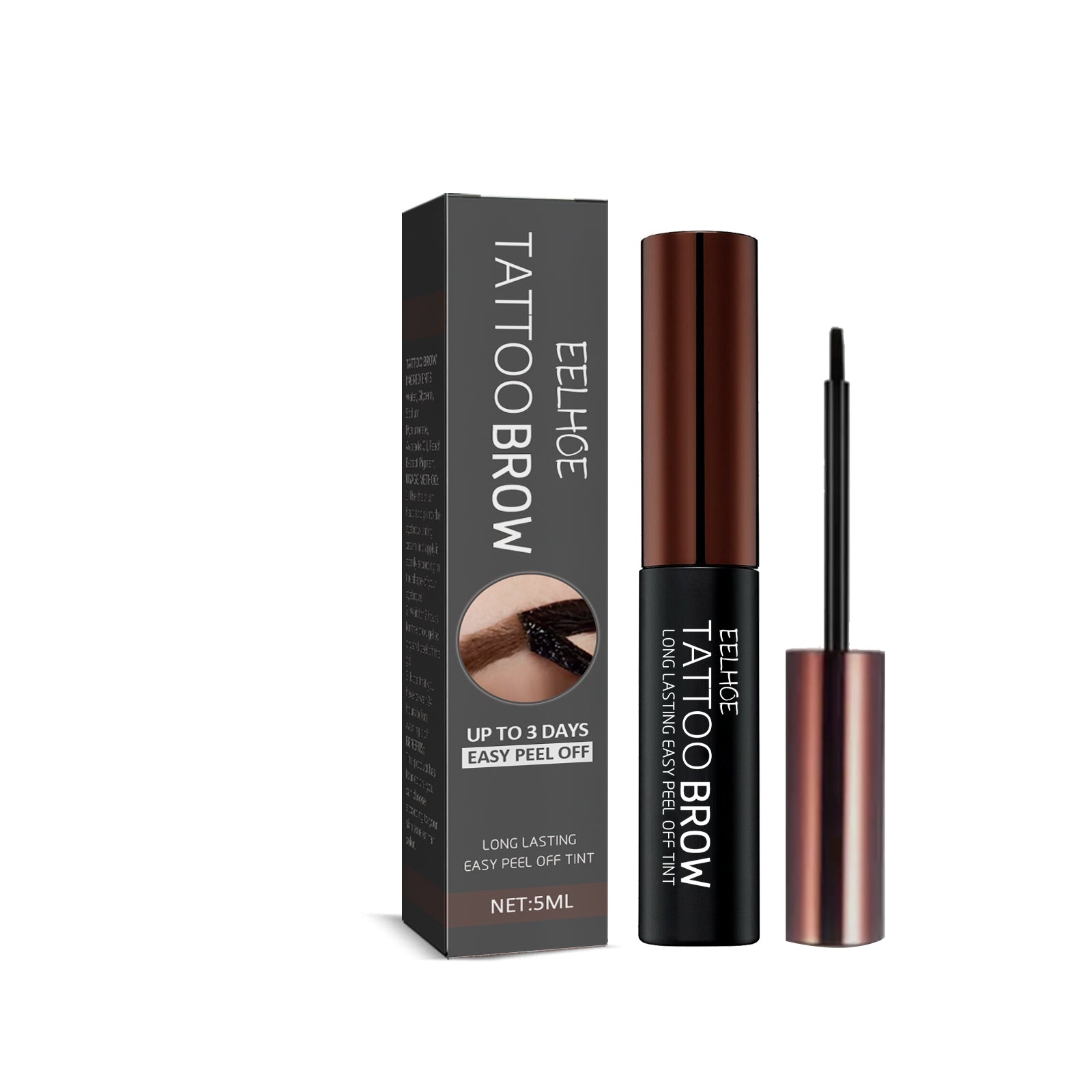 Peel-Off Eyebrow Dye Gel – Natural 3D Volumetric Brow Tattoo | Waterproof, Sweat-Proof & Long-Lasting — Prime Trend Market