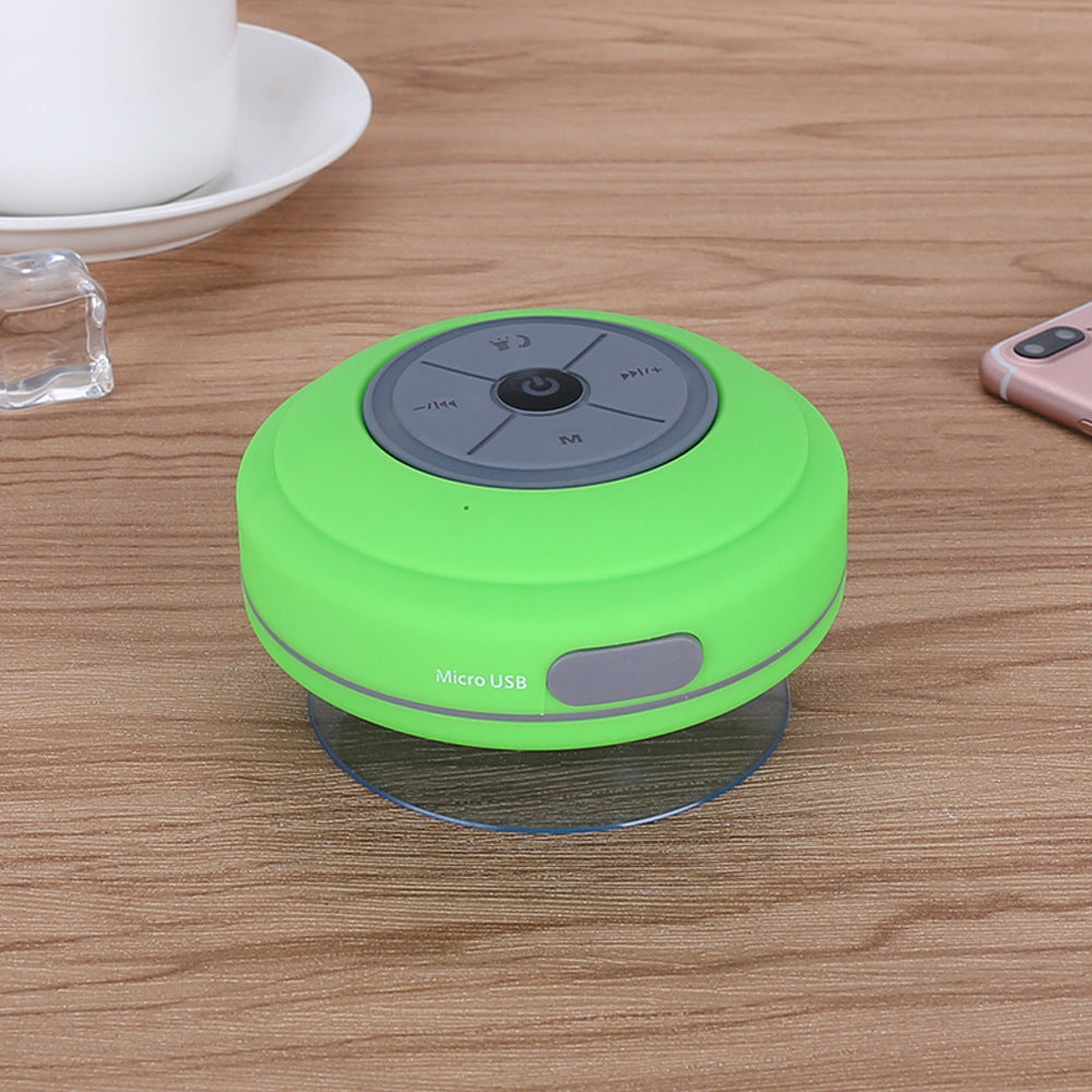 Waterproof Suction Cup Bluetooth Speaker — Shower & Outdoor Mini Speaker, BT 4.0, FM Radio, 5 Colors — Prime Trend Market