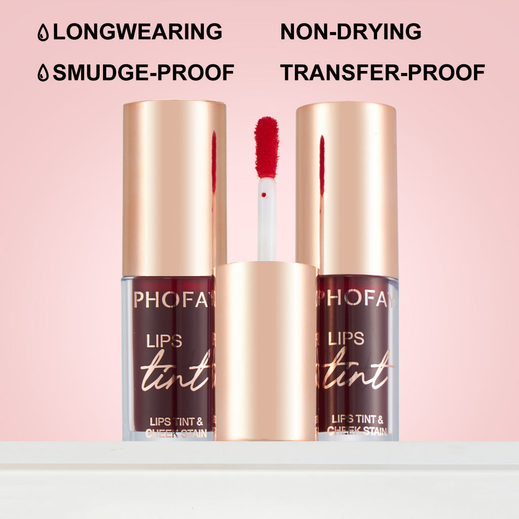 PHOFAY Lip Tint — Long-Wearing Buildable Color for Lips & Cheeks — Prime Trend Market