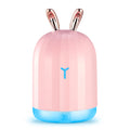220ml Cool Mist Humidifier with 7-Color Breathing Lights — Ultrasonic Air Diffuser | Auto Shut-Off | Pink Rabbit & White Deer — Prime Trend Market