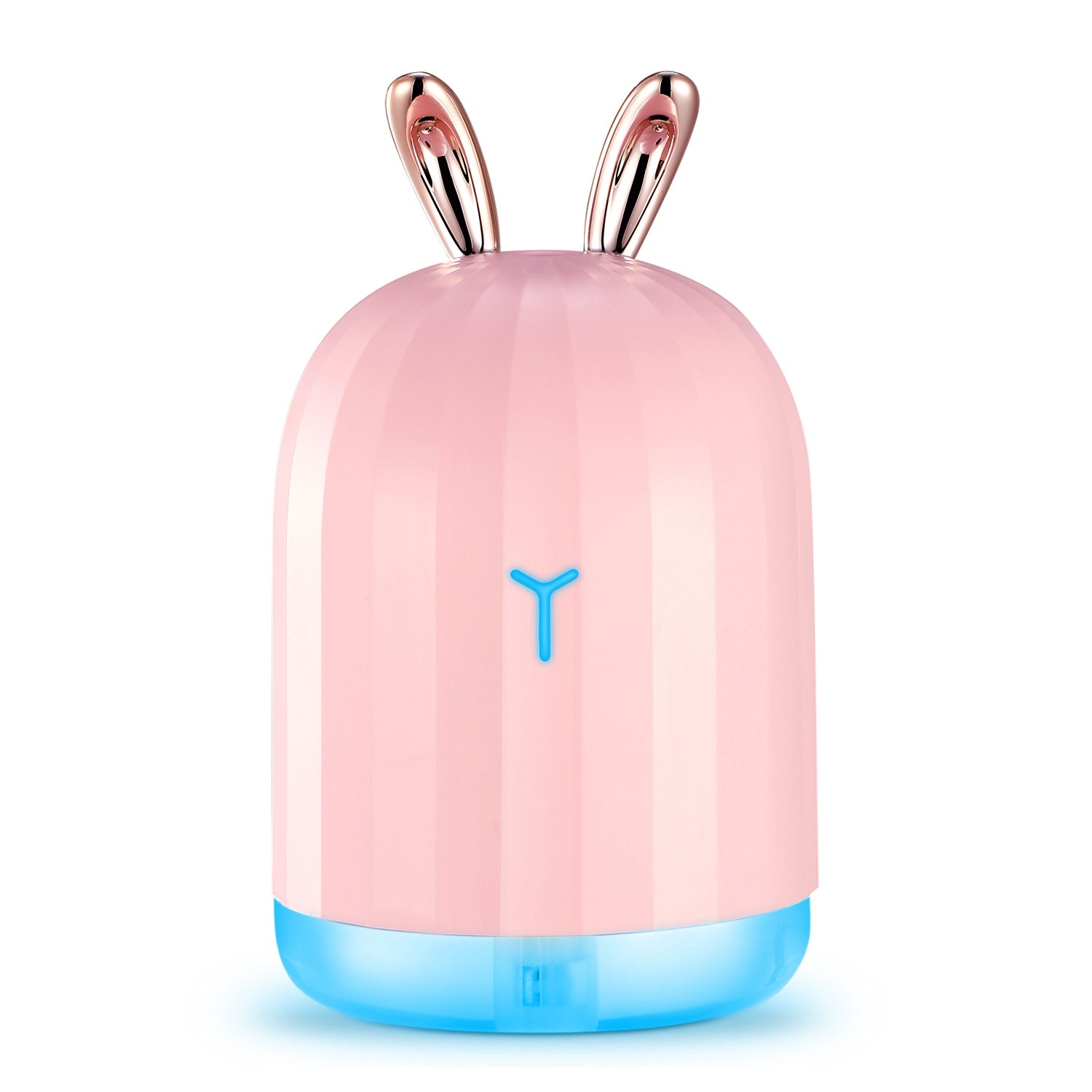 220ml Cool Mist Humidifier with 7-Color Breathing Lights — Ultrasonic Air Diffuser | Auto Shut-Off | Pink Rabbit & White Deer — Prime Trend Market