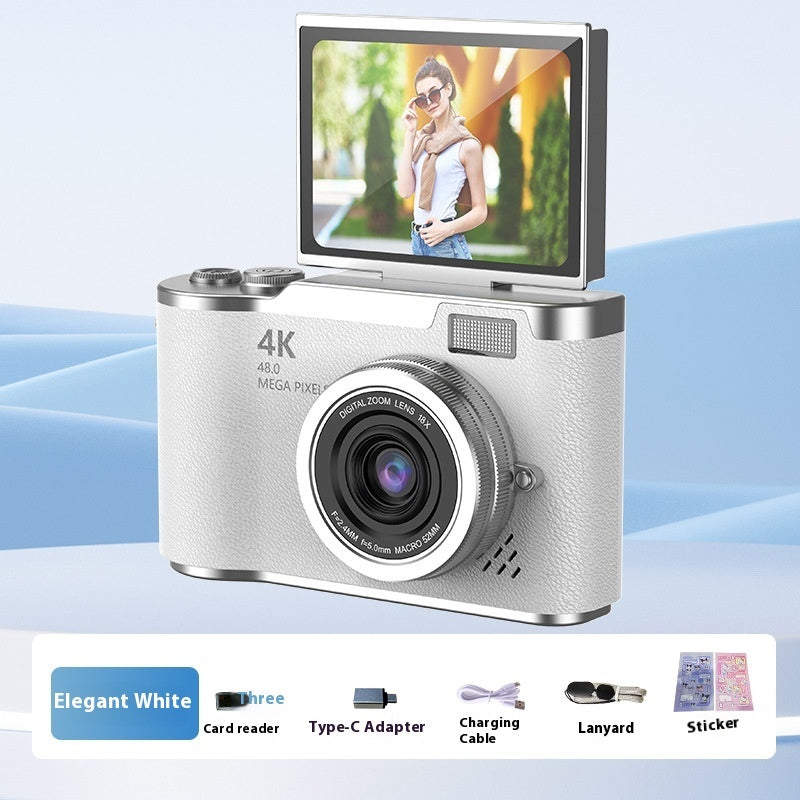 FlipShot™ HD Flip-Screen Vlog Camera — Entry-Level Digital Cam in 14 Pastel Colors — Prime Trend Market