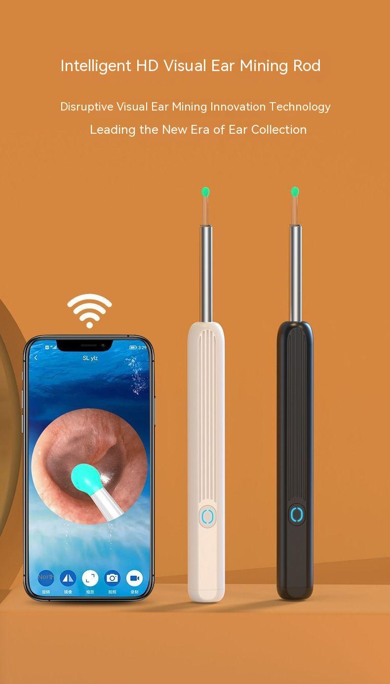 Wireless HD Ear Endoscope — Smart Luminous Ear Pick with 1296p Camera — Eliza & Tuan