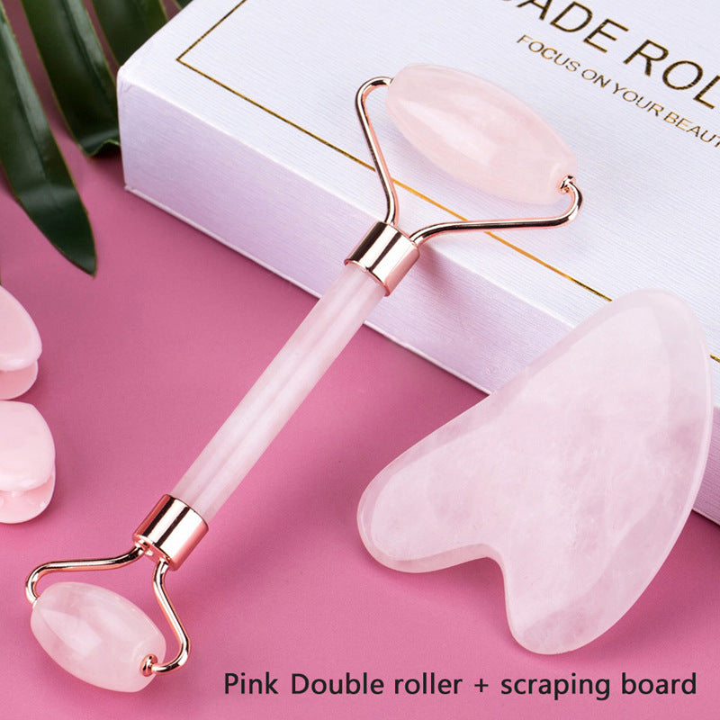 Luxury EMS Neck Lifting & Firming Device — Microcurrent, LED Photon Therapy & Thermal Wrinkle Remover — Eliza & Tuan