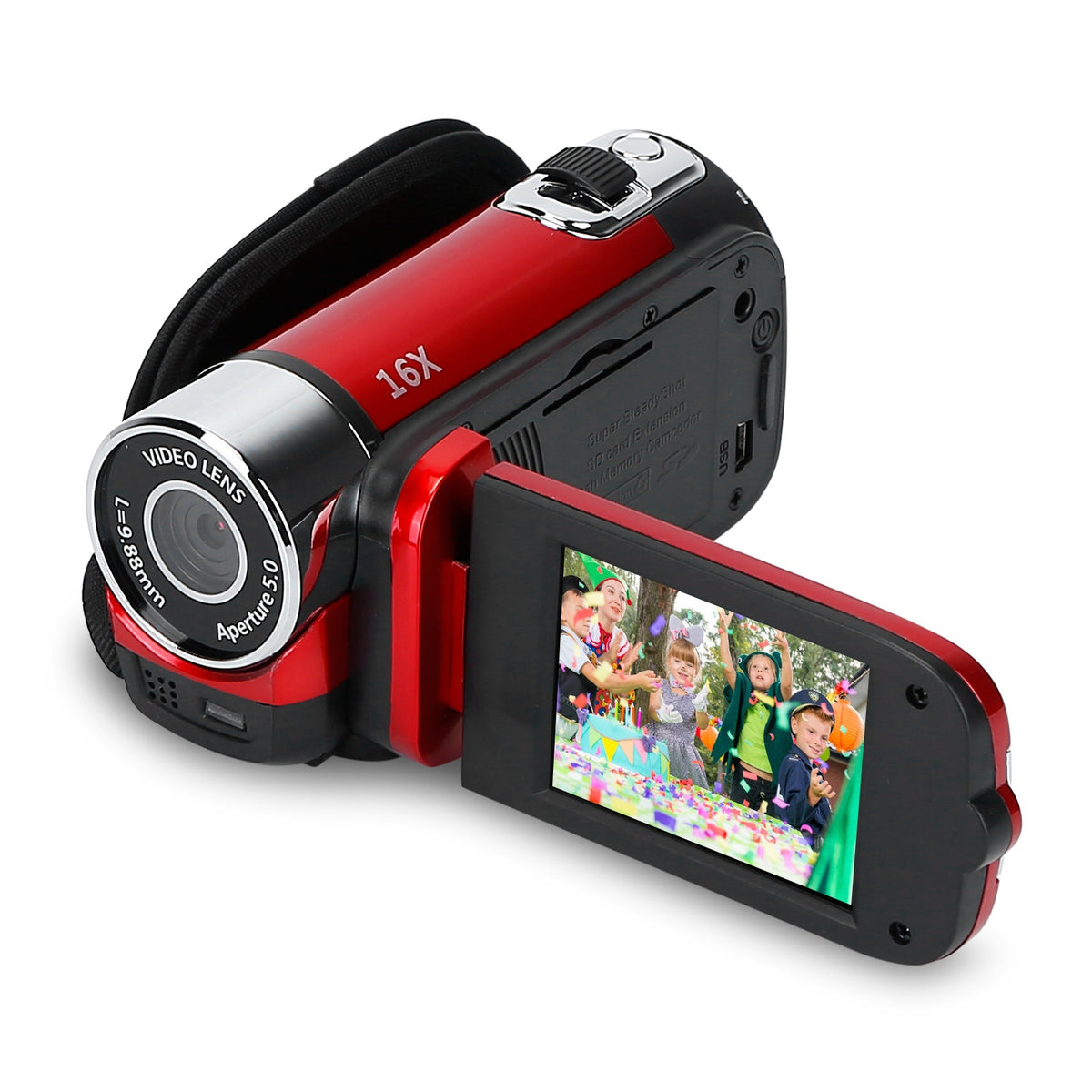 Luxury 270° Rotating Vlog Camera — 1080P HD, 16x Zoom, Built-in Fill Light & Selfie Mode — Prime Trend Market