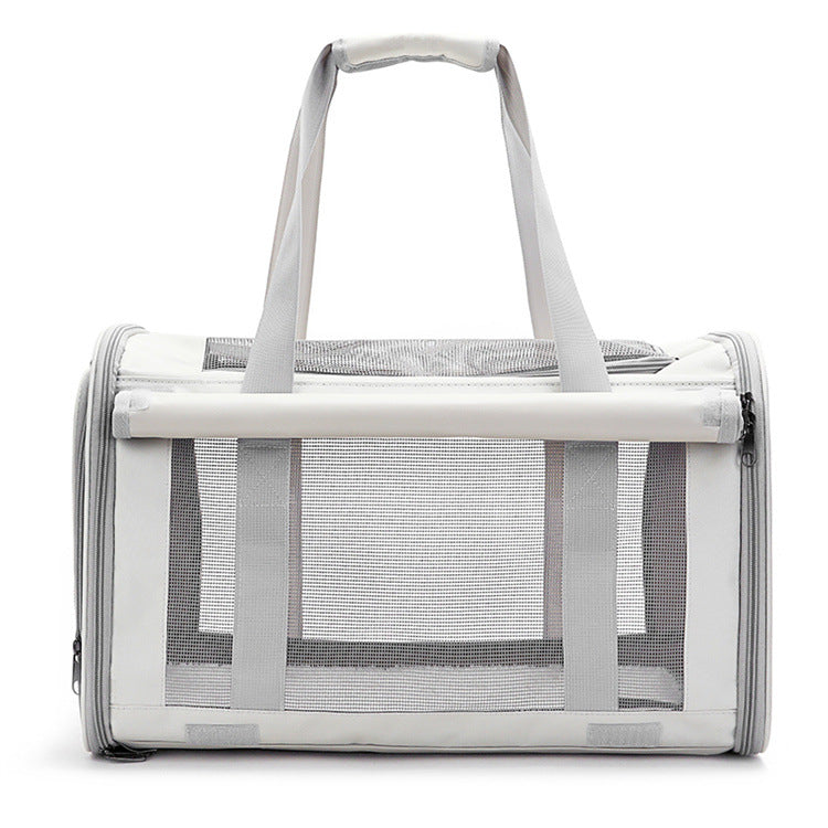 Luxury Transparent Breathable Foldable Pet Carrier Bag – Outdoor Cat & Dog Bag — Prime Trend Market