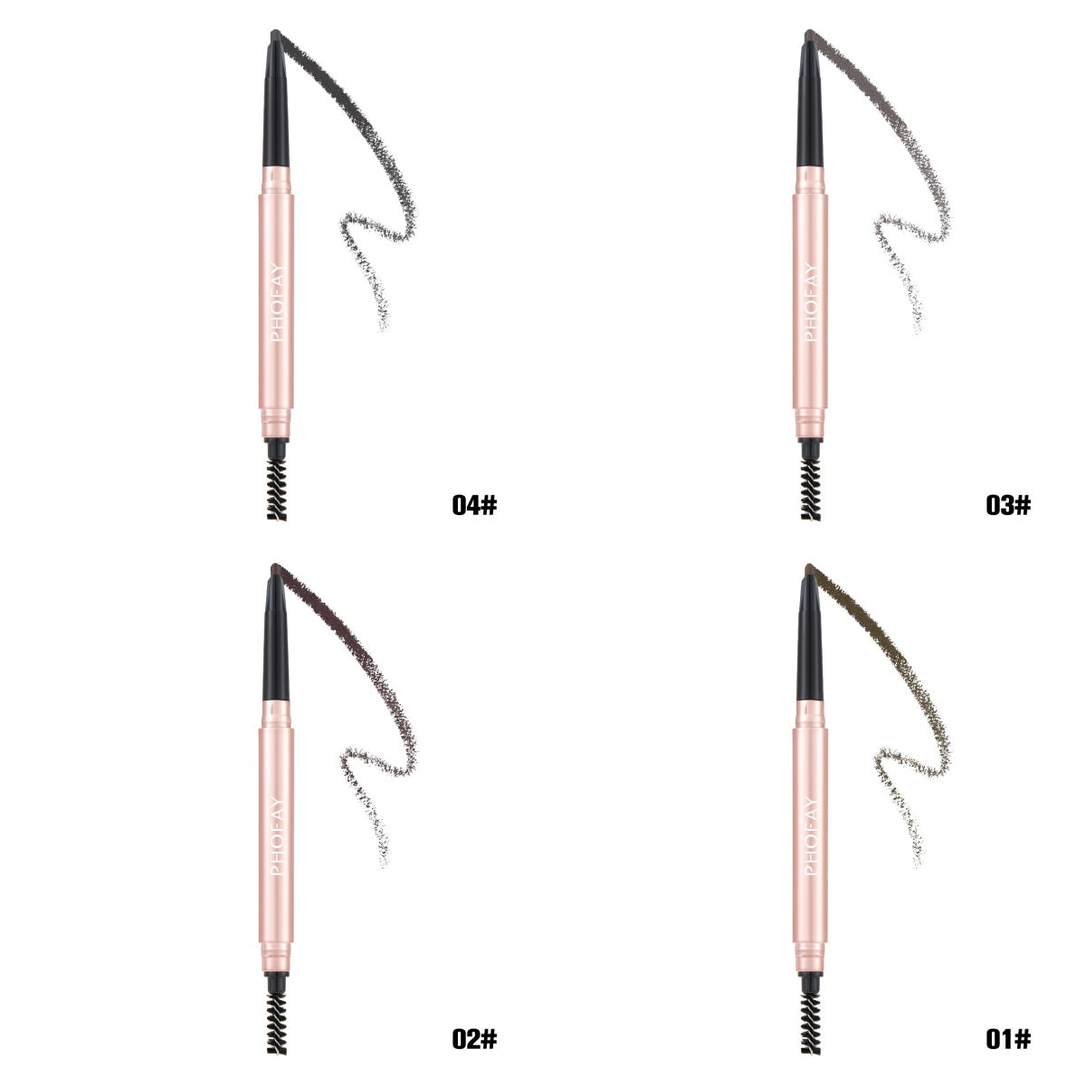 Triangular Eyebrow Pencil — Waterproof, Easy-Fill Precision | 4 Shades + Set — Prime Trend Market