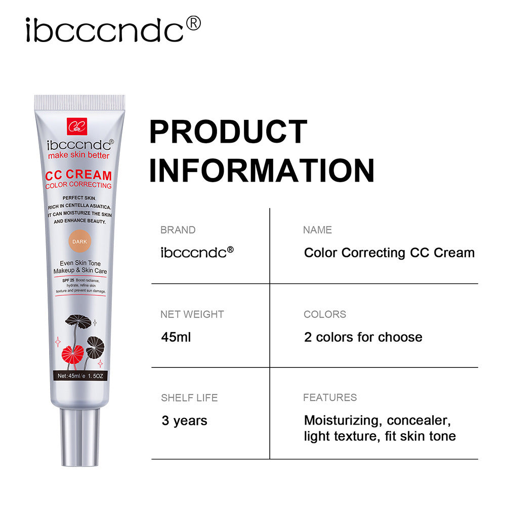 Moisturizing CC Cream Concealer — Waterproof, Long-Lasting Coverage (Light & Dark) — Prime Trend Market