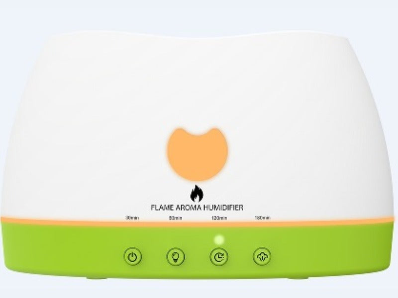 RGB Desk Vibe Set — G-Shaped LED Lamp with Bluetooth Speaker & Flame Effect Diffuser — Prime Trend Market