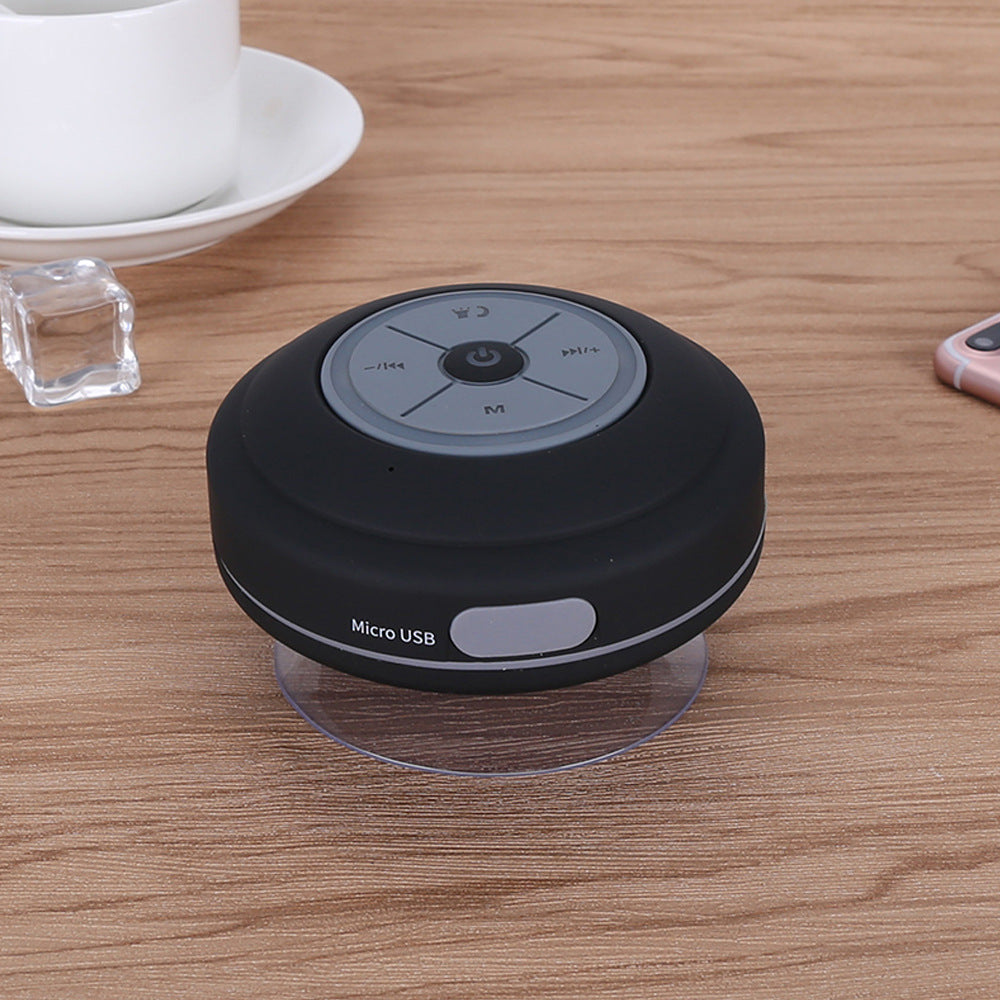 Waterproof Suction Cup Bluetooth Speaker — Shower & Outdoor Mini Speaker, BT 4.0, FM Radio, 5 Colors — Prime Trend Market