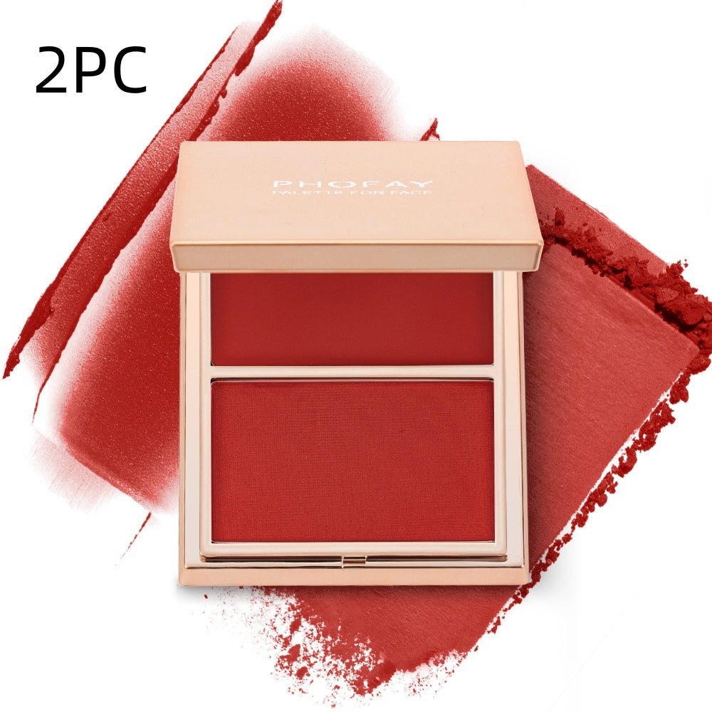 Double-Take Cream & Powder Blush Duo — Smooth, Weightless & Buildable | 6 Shades + Sets — Prime Trend Market