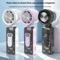 Semiconductor Ice Compress Cooling Fan — Portable Handheld Digital Display USB Fan — Prime Trend Market
