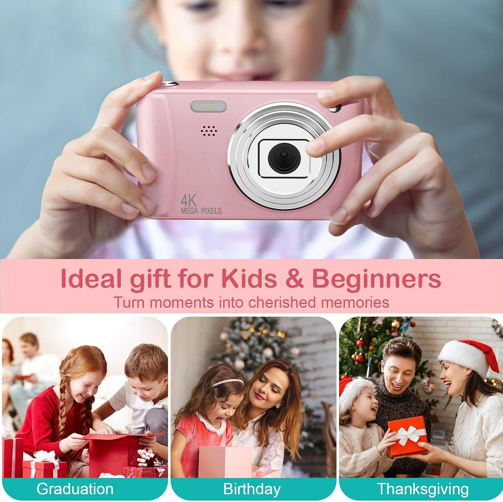 Kids Digital Camera Birthday Gift Set | 48MP 1080P + 32GB SD Card — Prime Trend Market