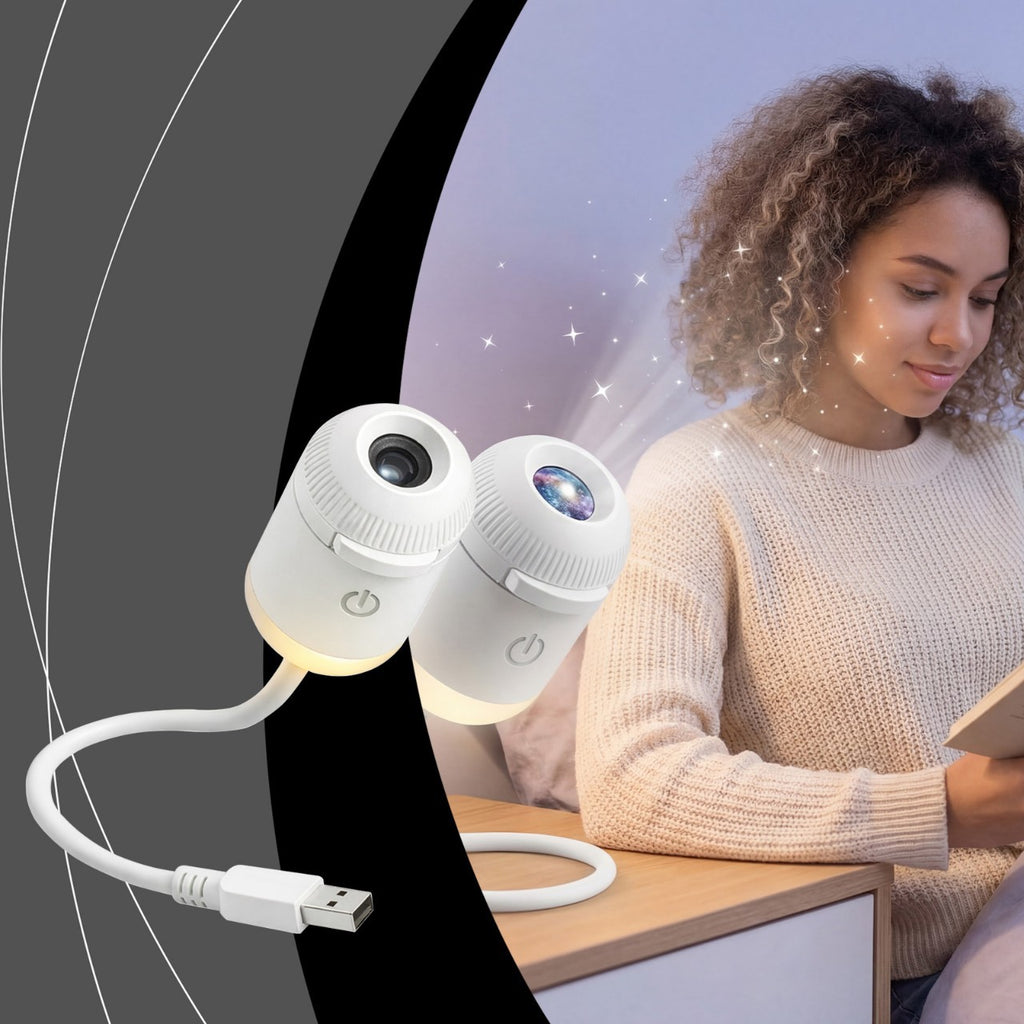 Luxury Starry Sky Projection Night Light — USB Ambient Mood Lamp for Bedroom & Nursery — Prime Trend Market