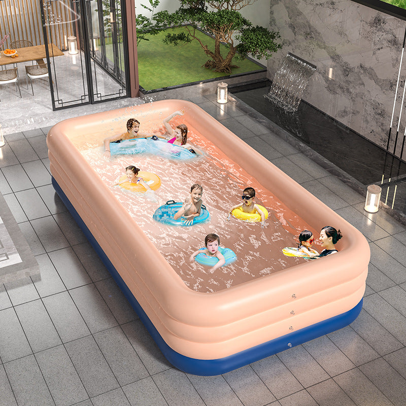 Luxury Children's Inflatable Paddling Pool – Oversized Outdoor Family Swimming Pool — Prime Trend Market