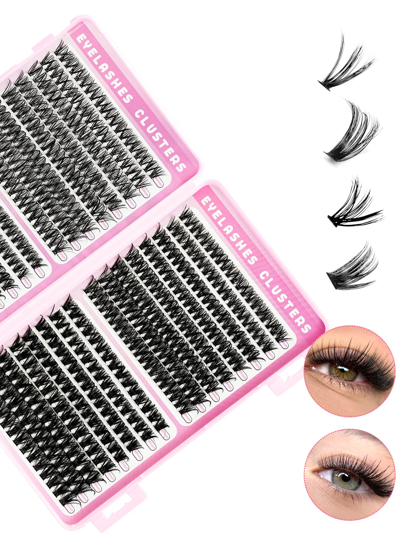 3D False Eyelashes — Multi-layered Realistic Natural Look | Soft Comfortable Nude Makeup — Prime Trend Market