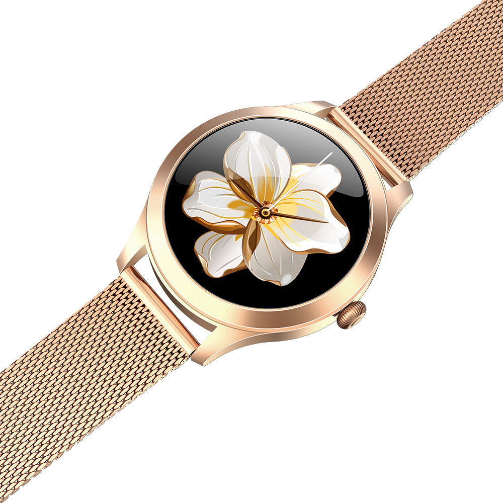 KW10Pro Women's Luxury Smartwatch – Elegant Round Face, Metal Mesh Band, Health Tracker, BT Calls, iOS & Android — Prime Trend Market