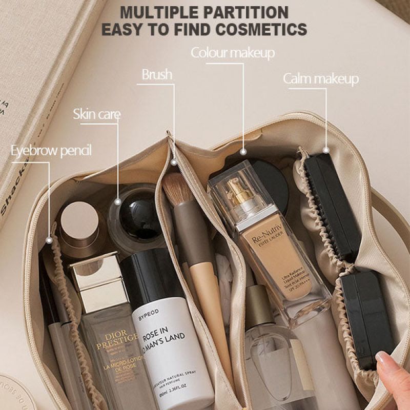Large Capacity Travel Cosmetic Bag — Multifunction Makeup & Toiletry Organizer — Prime Trend Market
