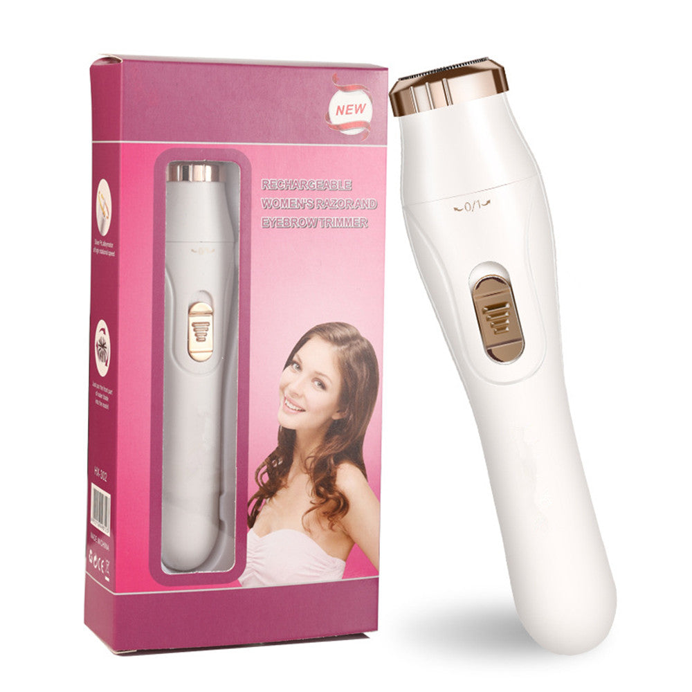 3-in-1 Women's Electric Shaver & Facial Trimmer – USB Rechargeable, IPX7 Waterproof, Full Body Hair Removal — Prime Trend Market