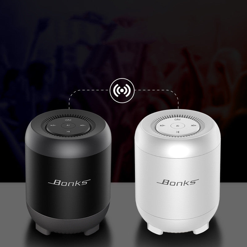 AI Voice Control Smart Speaker — Bluetooth 5.0, Bass Boost & Multi-Mode Playback — Eliza & Tuan