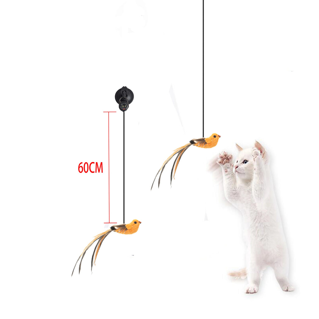 PawBird Auto-Lifting Feather Cat Toy – Automatic Rising Bird Teaser Interactive Puzzle Toy for Cats — Prime Trend Market