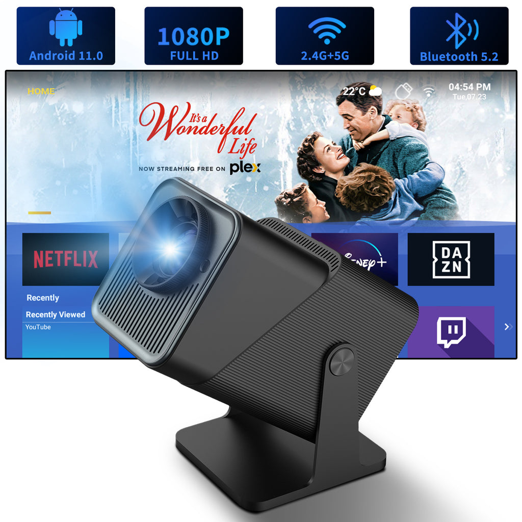 CinemaVision™ PTZ Mini Projector — 720P Smart Home Theater with Pan-Tilt Design — Prime Trend Market