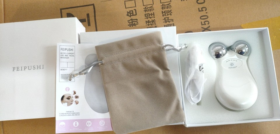 Luxury EMS Micro-Current Face Massager — Firming, Wrinkle Reduction & Skin Rejuvenation Device — Eliza & Tuan