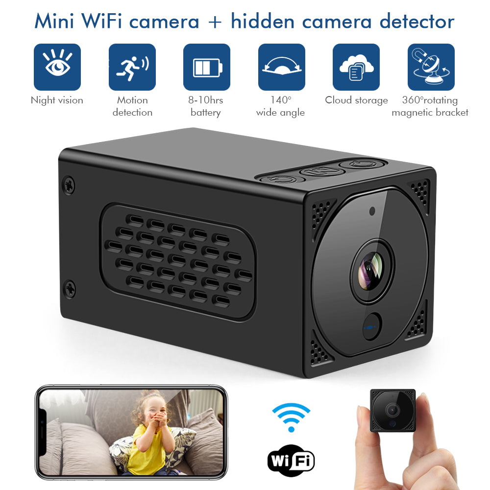 1080P Mini WiFi Hidden Security Camera — Night Vision, Motion Detection & Remote Viewing — Prime Trend Market