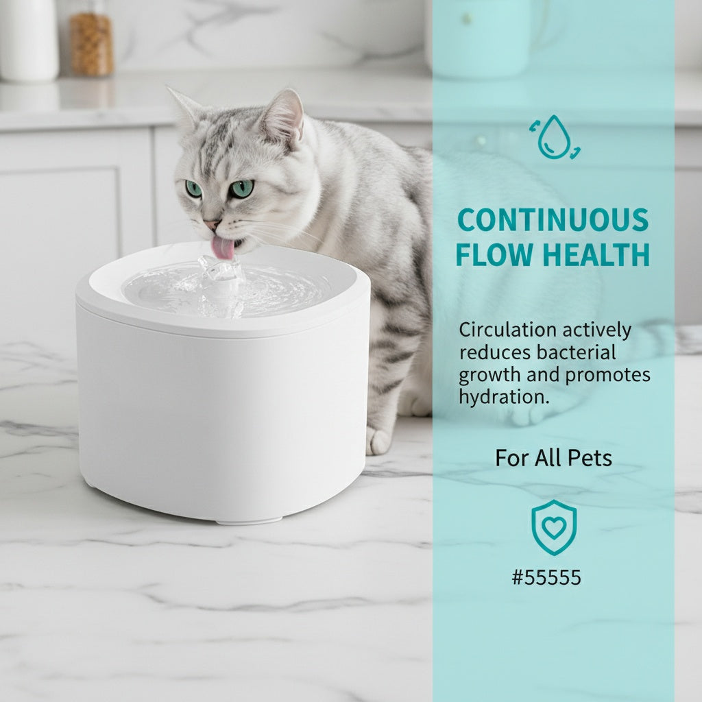 Smart Motion Sensor Pet Water Fountain — 3L Ultra-Quiet, Anti-Dry Burn, USB Rechargeable for Cats & Dogs — Prime Trend Market