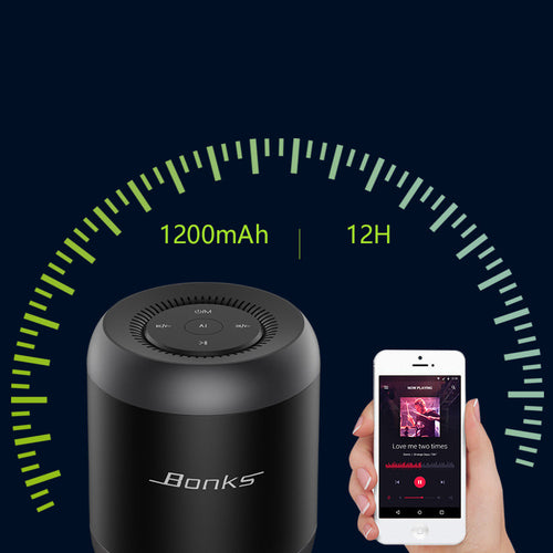 AI Voice Control Smart Speaker — Bluetooth 5.0, Bass Boost & Multi-Mode Playback — Eliza & Tuan