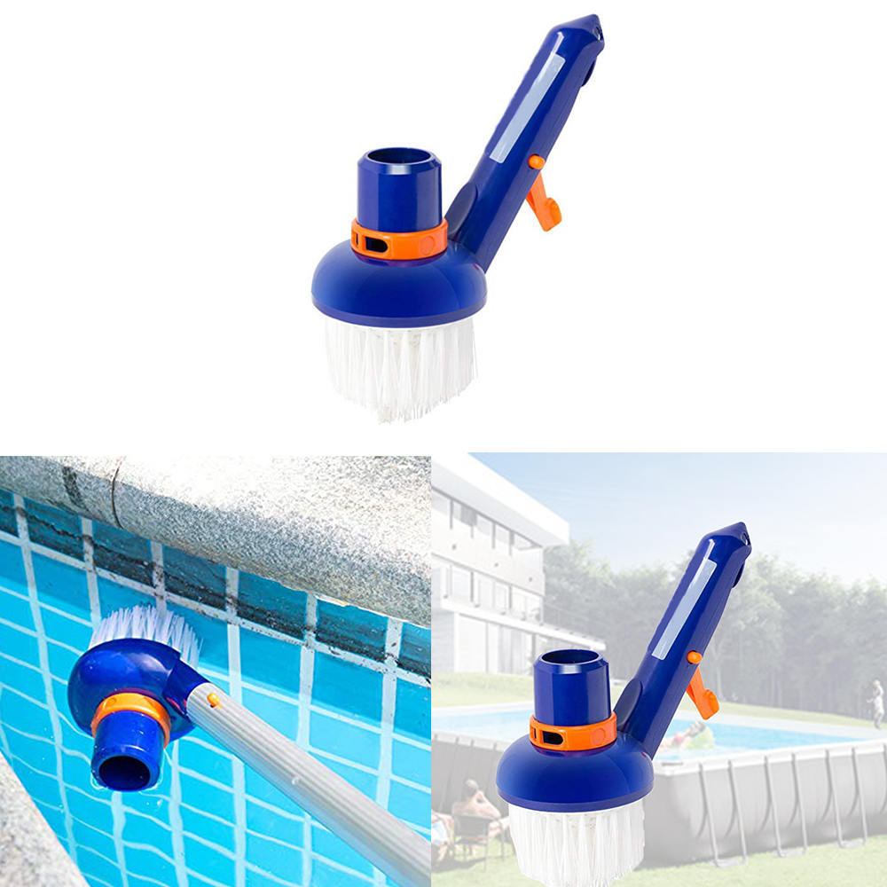 Luxury Swimming Pool Cleaning Brush – Heavy-Duty Wall & Floor Scrubber for All Pool Types — Prime Trend Market