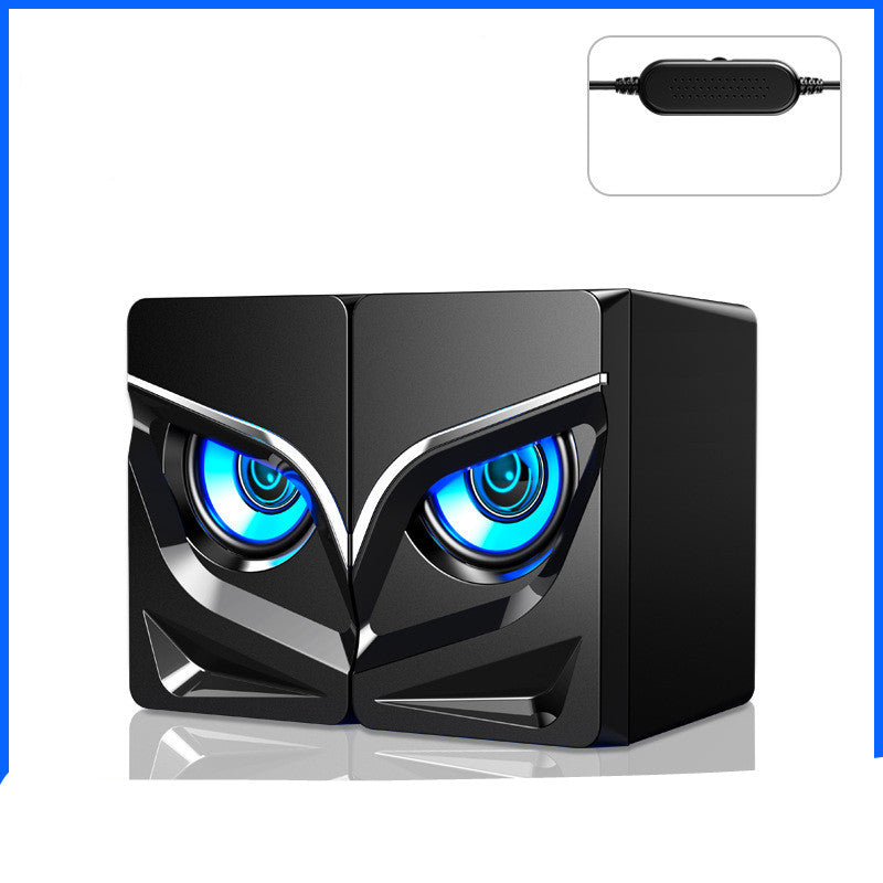 Eagle Eye Desktop Bluetooth Soundbar Speakers | HD Stereo Sound, LED Light & USB Powered — Prime Trend Market