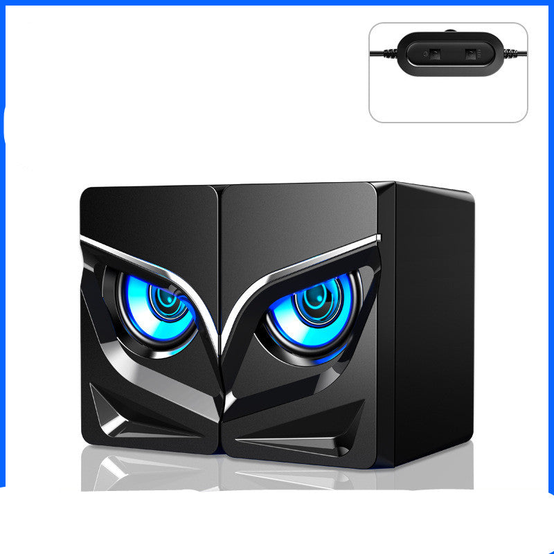 Eagle Eye Desktop Bluetooth Soundbar Speakers | HD Stereo Sound, LED Light & USB Powered — Prime Trend Market