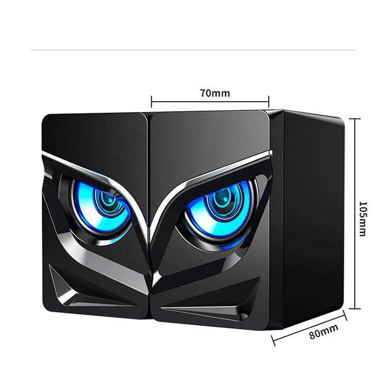 Eagle Eye Desktop Bluetooth Soundbar Speakers | HD Stereo Sound, LED Light & USB Powered — Prime Trend Market
