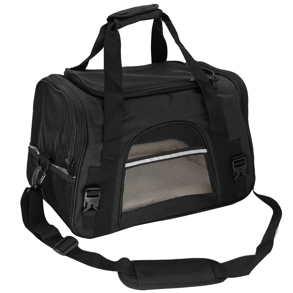 Luxury Breathable Foldable Pet Carrier Bag – Soft-Sided Travel Handbag for Cats & Dogs — Prime Trend Market