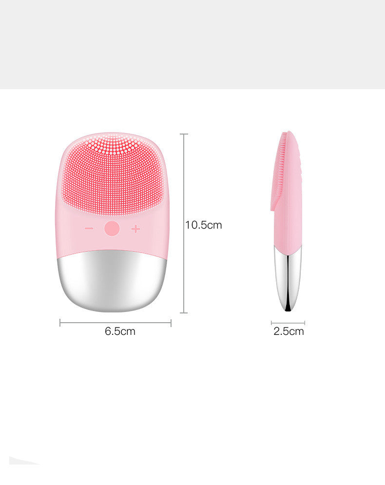 Luxury Mini Silicone Electric Face Cleansing Brush — USB Sonic Skin Purifier — Prime Trend Market