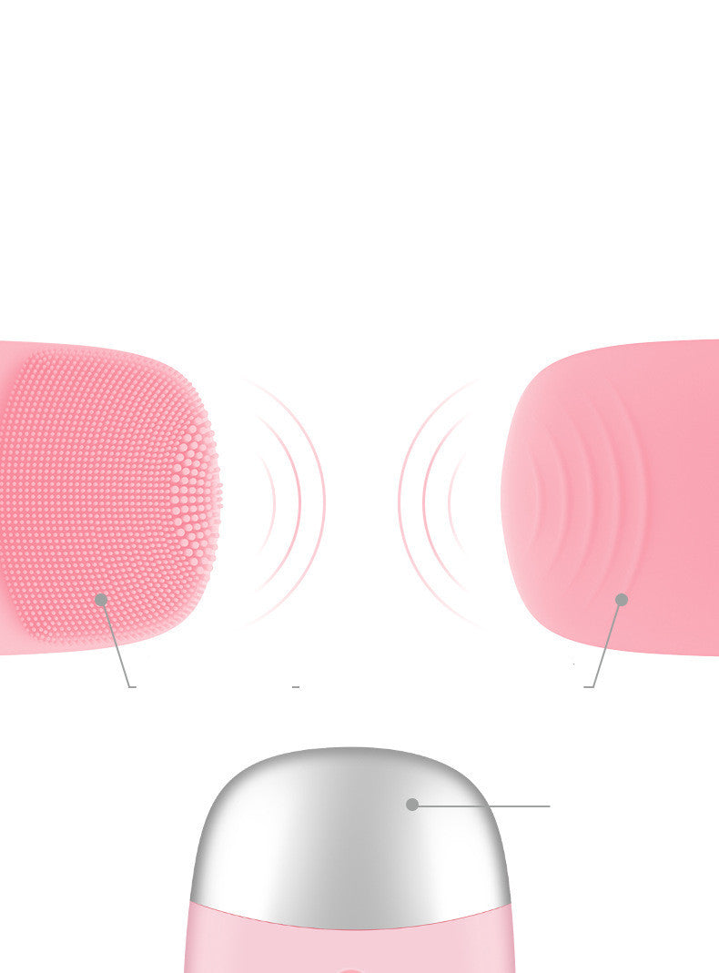 Luxury Mini Silicone Electric Face Cleansing Brush — USB Sonic Skin Purifier — Prime Trend Market