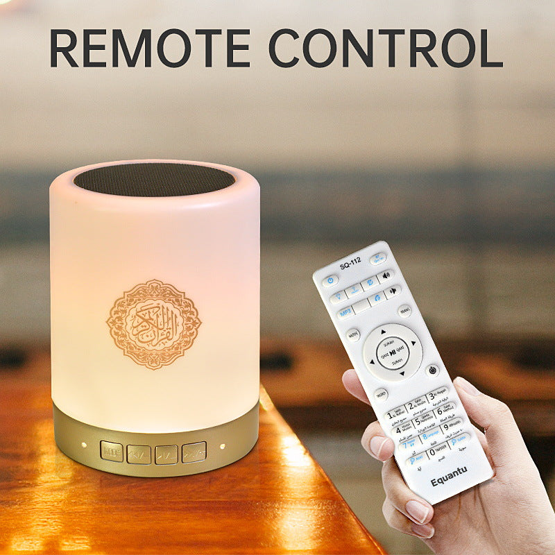Remote Control LED Bluetooth Speaker — 2-in-1 Ambient Lamp & Wireless Speaker, Colorful Light, USB — Eliza & Tuan
