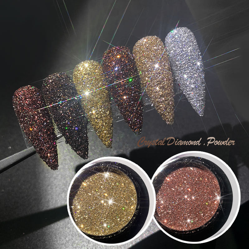Nail Color & Care Set — Press-On Nails, Nail Stickers & Chrome Powder — Prime Trend Market