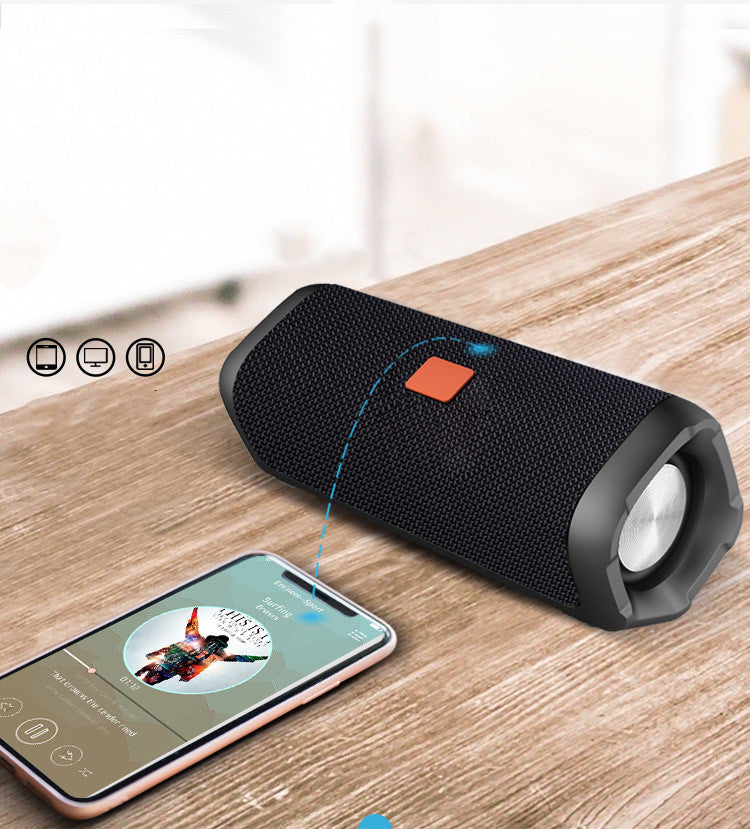 Fabric Waterproof Bluetooth Speaker — IPX4, TWS Stereo, 12H Battery & 20M Range — Eliza & Tuan