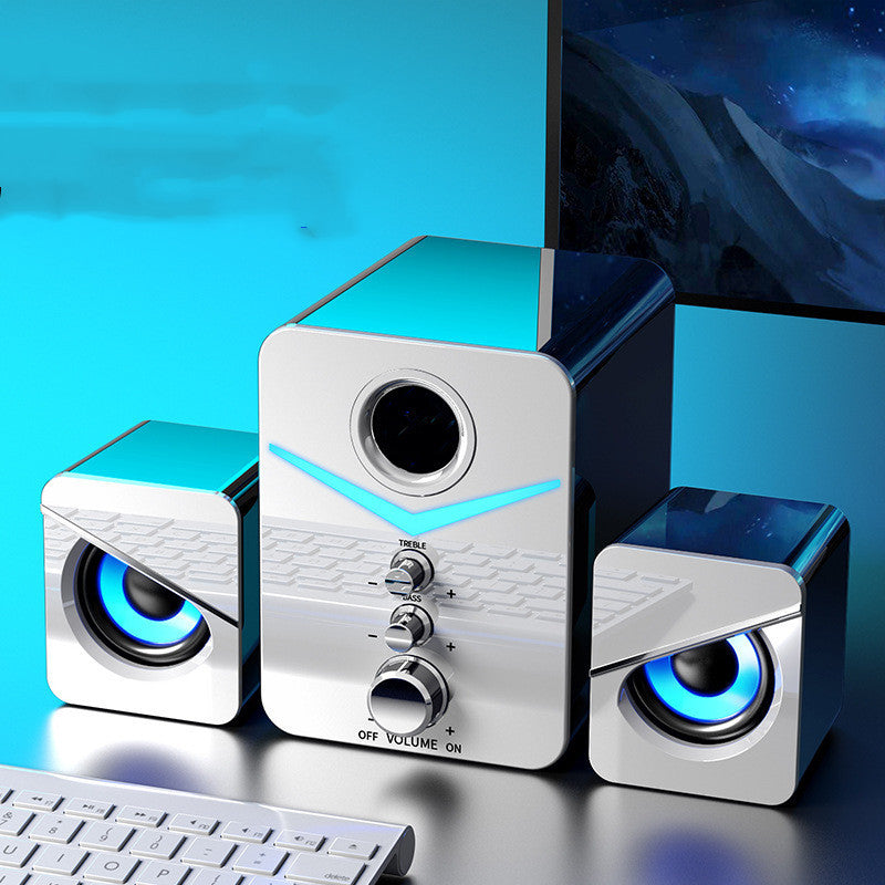 Eagle Eye Desktop Bluetooth Soundbar Speakers | HD Stereo Sound, LED Light & USB Powered — Prime Trend Market